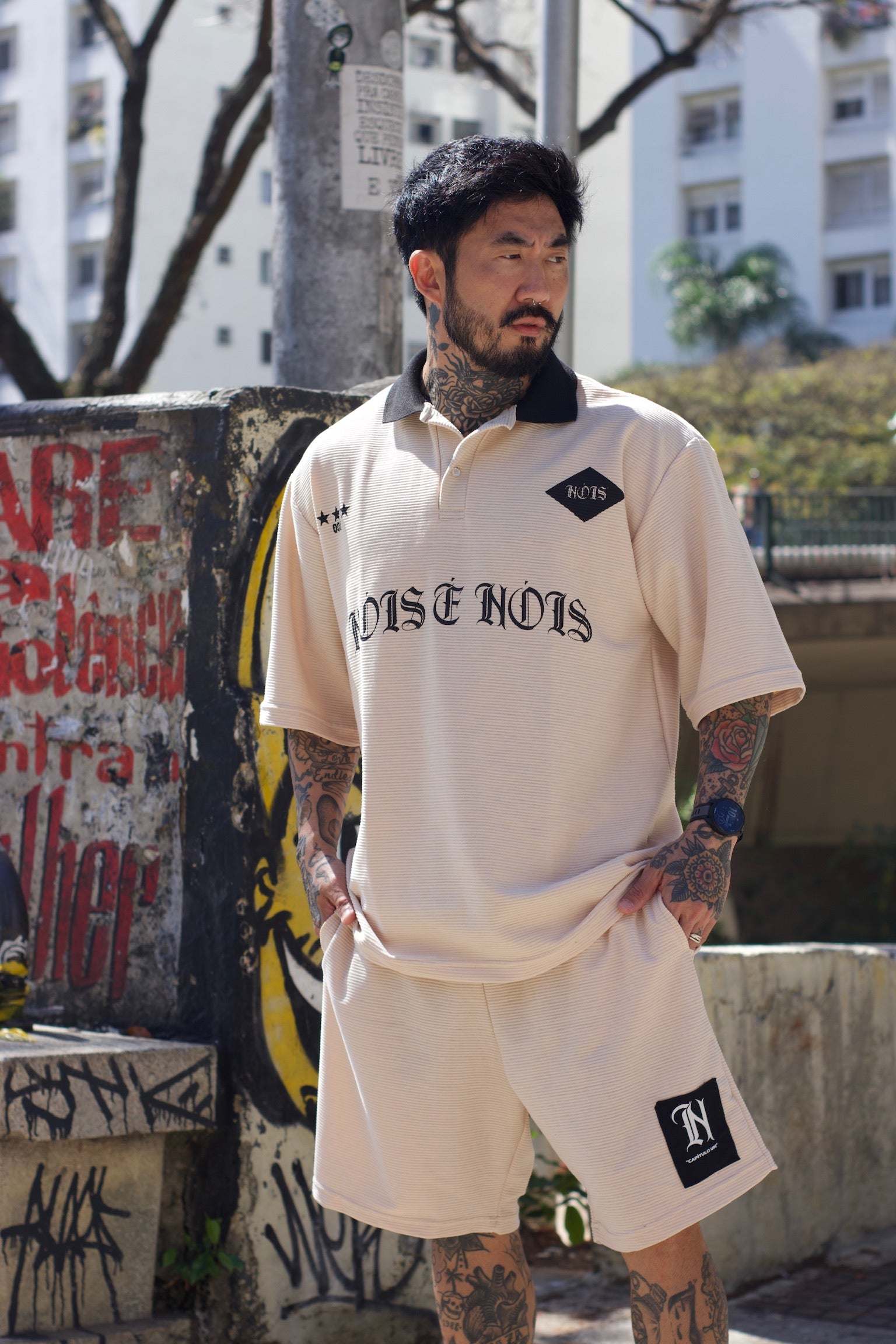 Conjunto Oversized Polo - Raiz