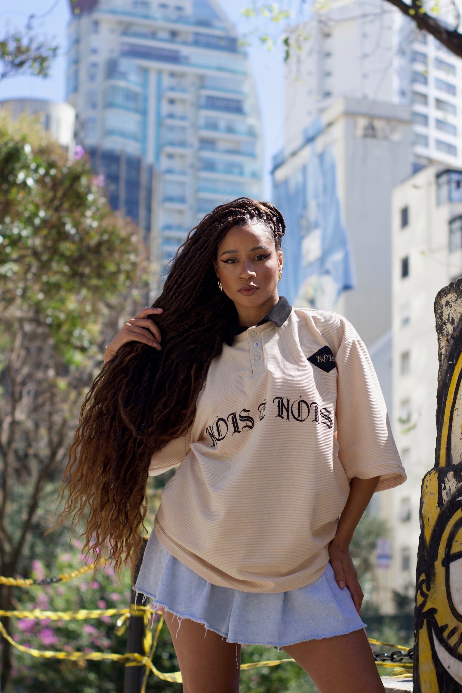Conjunto Oversized Polo - Raiz