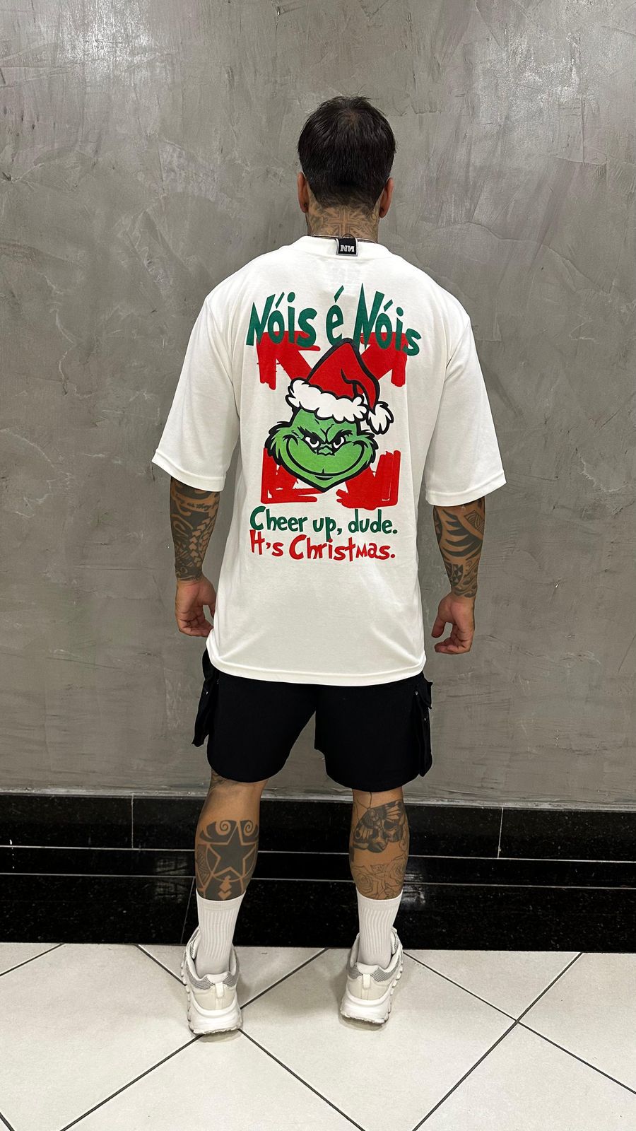 Camiseta Oversized Grinch